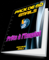 le pack 60 emails prêt à l'emploit